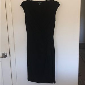 Ralph Lauren side ruffle cocktail